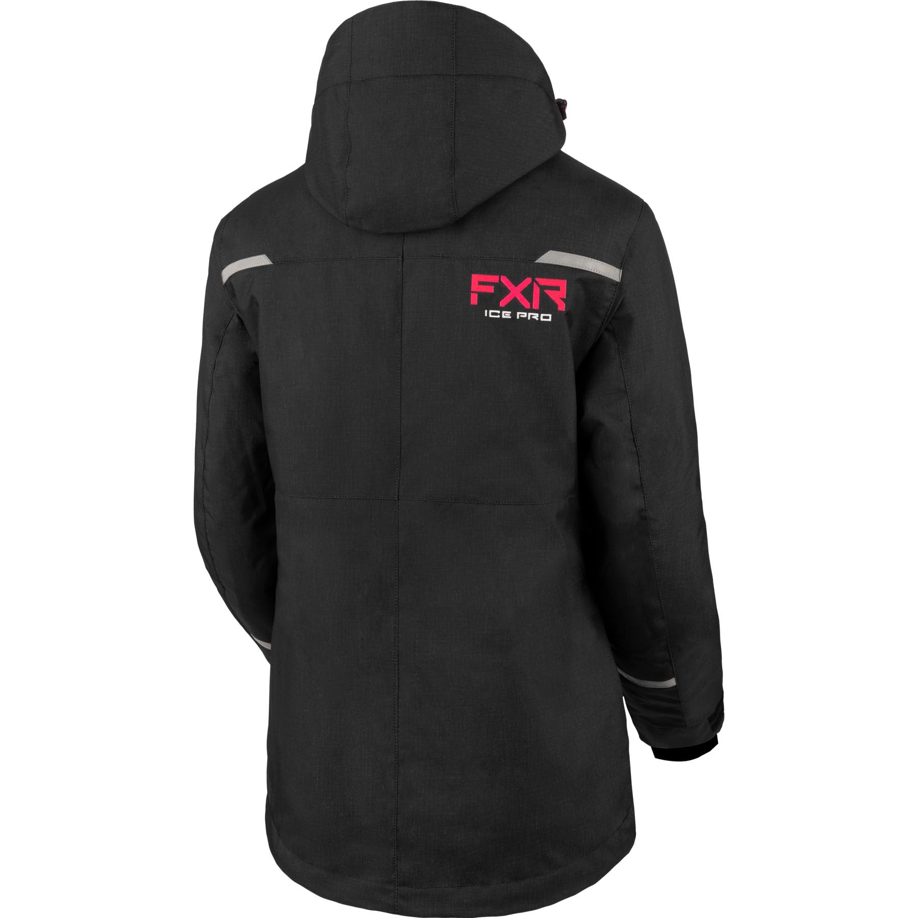 FXR Women's Excursion Ice Pro Jacket 2022 - Waterproof Snowmobile Jacket for Cold Weather (Black Linen/Electric Pink, Size 6) - Perfect for Snowmobiling, Skiing & Winter Outdoor Activities