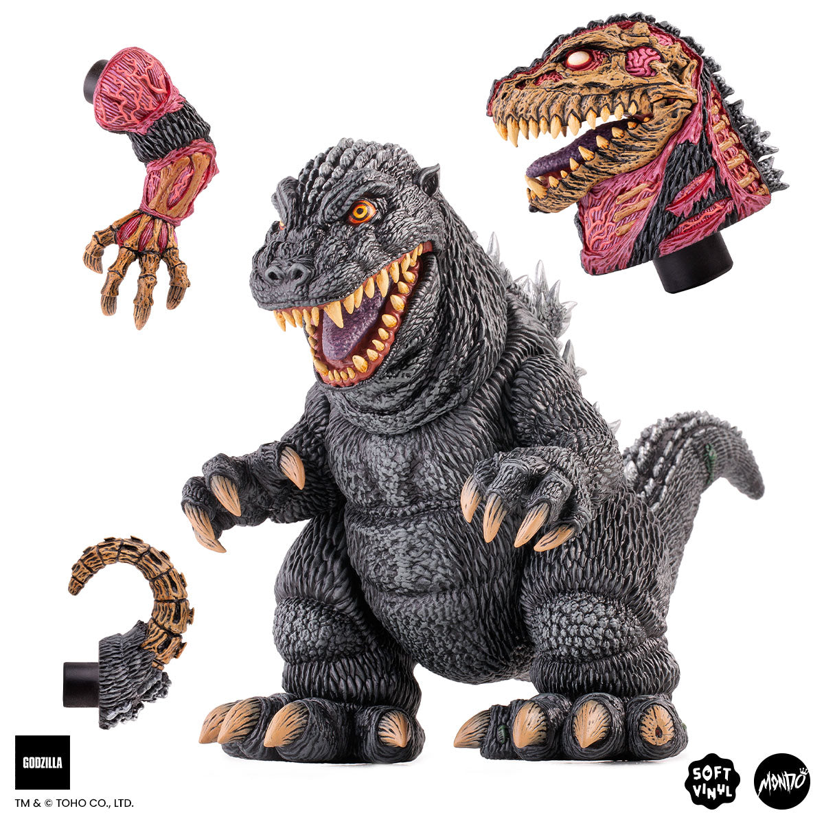 Godzilla Vinyl Designer Figure by James Groman - Premium Collectible Toy for Movie Fans & Pop Culture Enthusiasts - Perfect for Display, Gifts, and Home Decor