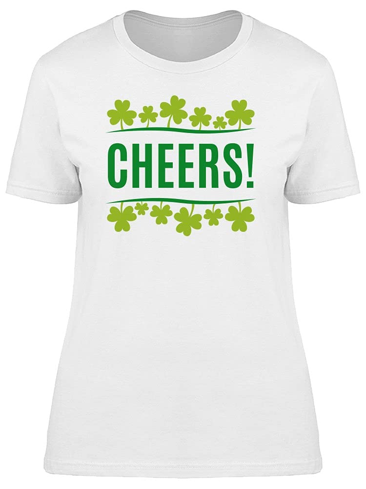 Cheers! St. Patrick's Day Clover T-Shirt for Men - Perfect for Irish Pub Nights & St. Paddy's Day Celebrations