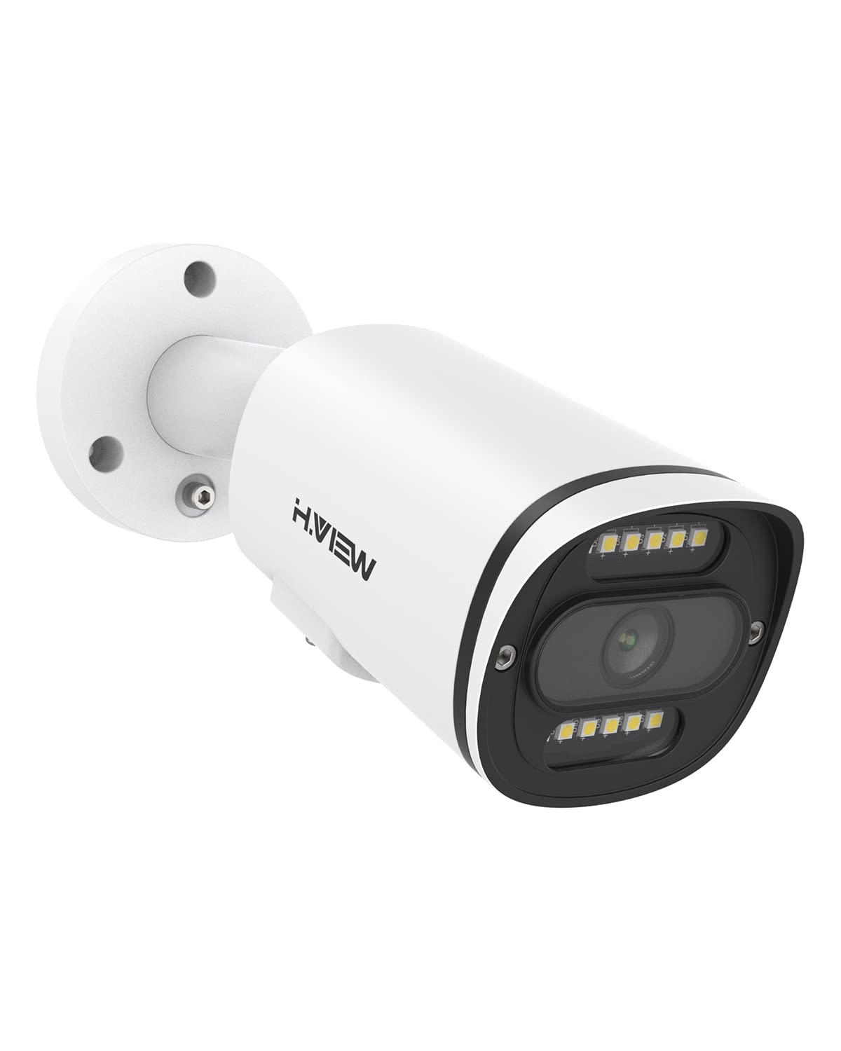 H.VIEW 4K 8MP POE Security IP Camera with Full Color Night Vision - Outdoor/Indoor CCTV Surveillance System, Weatherproof, RTSP/RTMP, SD Card & NAS Support - Perfect for Home Security, Business Monitoring & Smart Office Protection