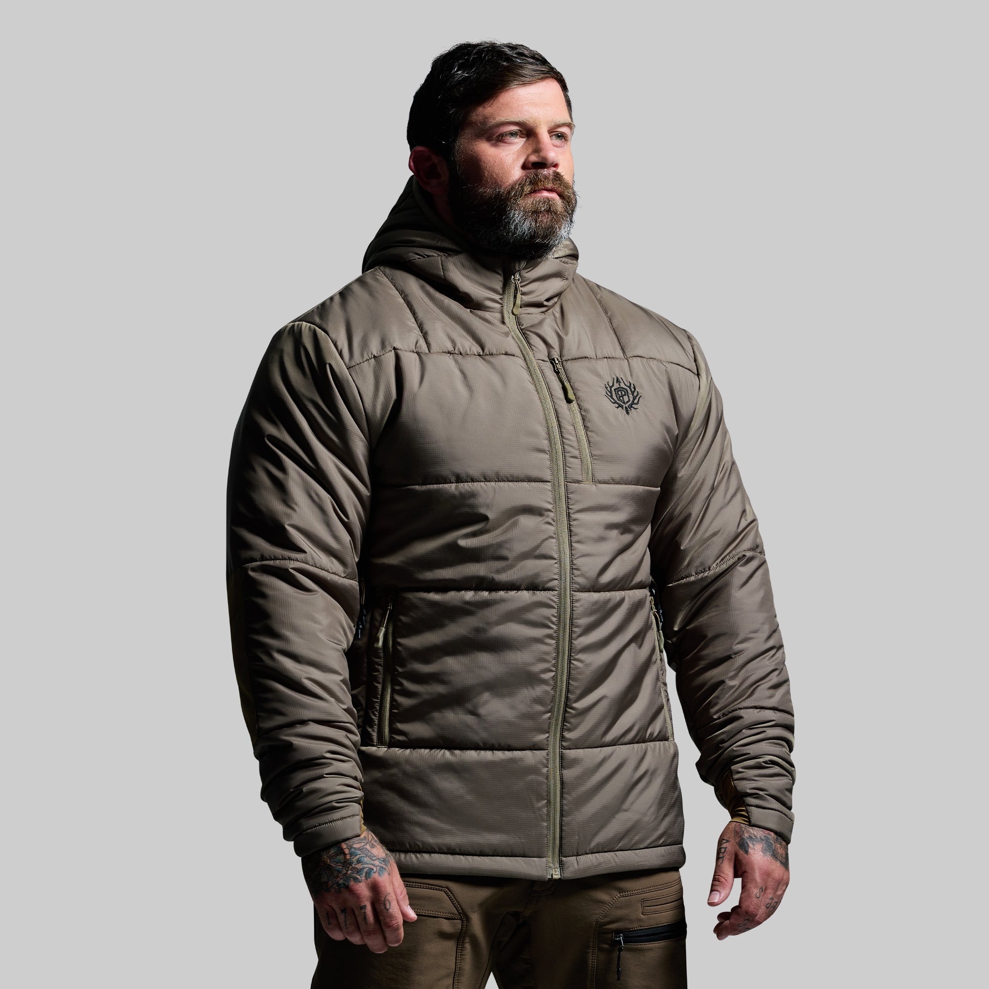 Men's Tundra Jacket 2.0 - Waterproof Winter Coat for Hiking & Outdoor Activities | Windproof Insulated Parka for Cold Weather | Earth Color