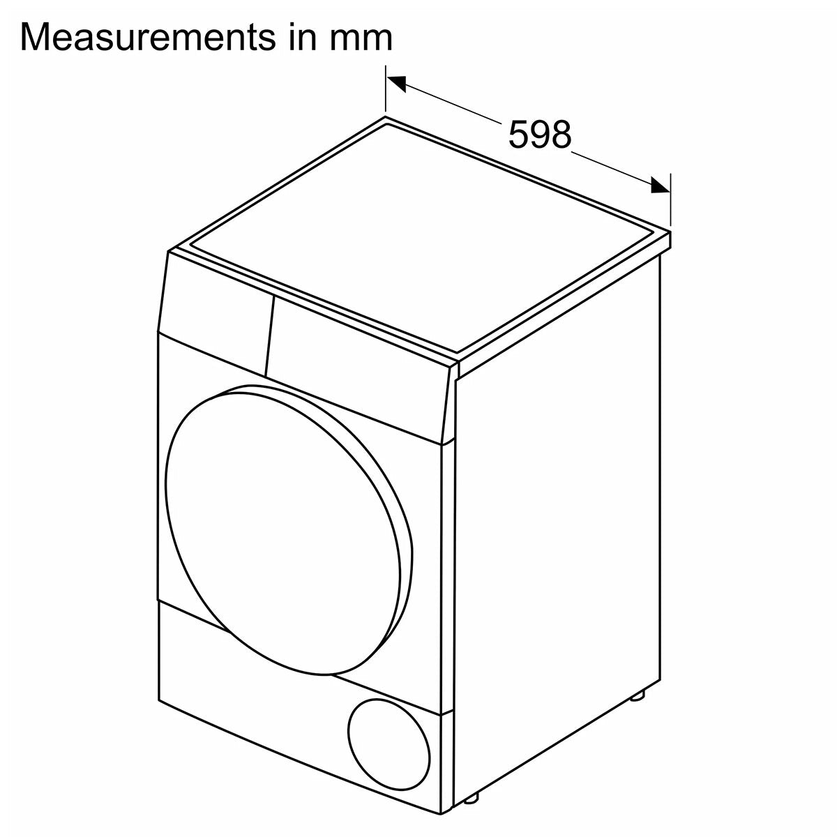 Bosch Series 6 9kg Heat Pump Dryer WQG24200AU - Energy Efficient Laundry Solution for Homes & Apartments | Fast Drying, Quiet Operation