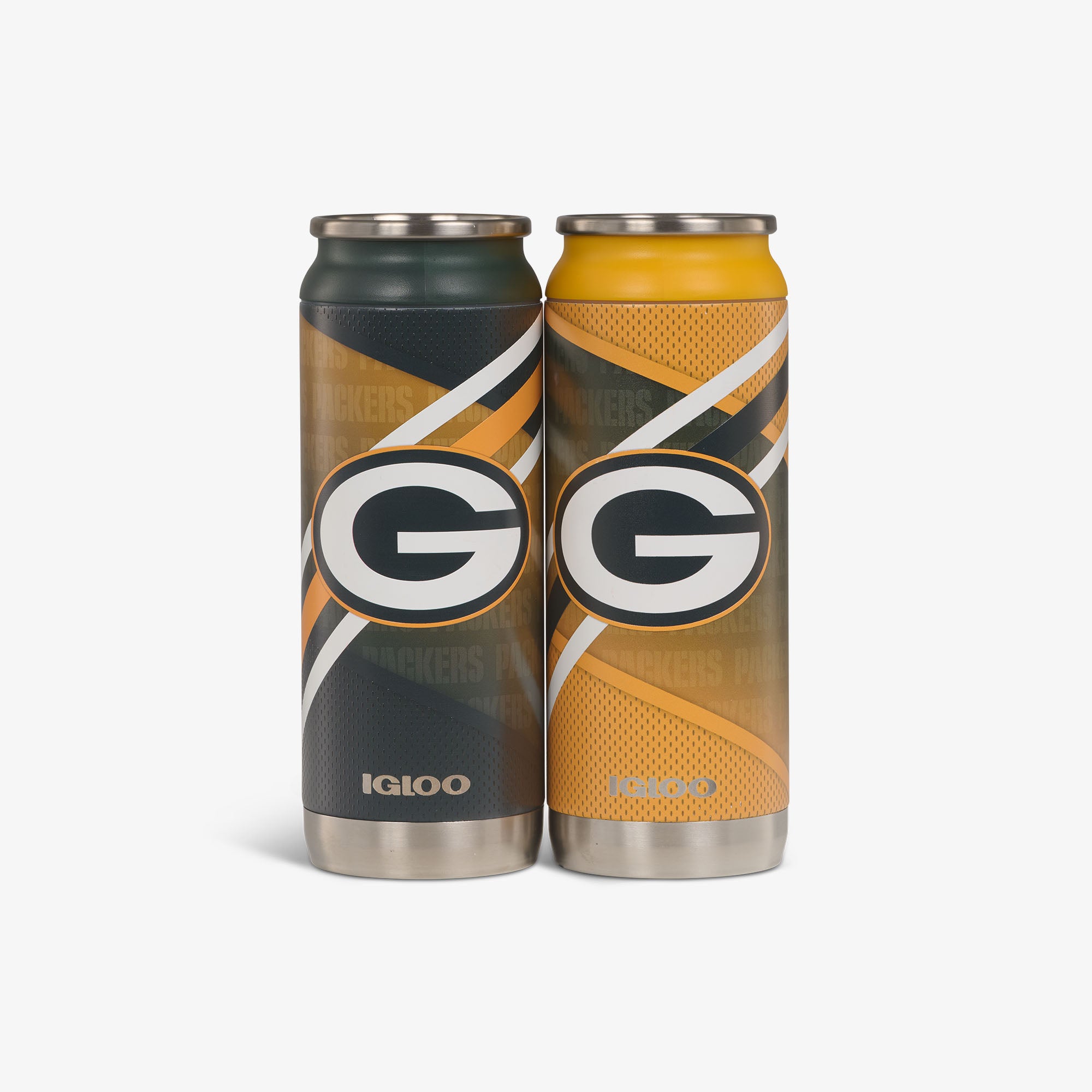 Green Bay Packers Official NFL Home & Away 16 Oz Beer Can 2-Pack - Perfect for Tailgating, Game Day Parties & Sports Fan Gifts