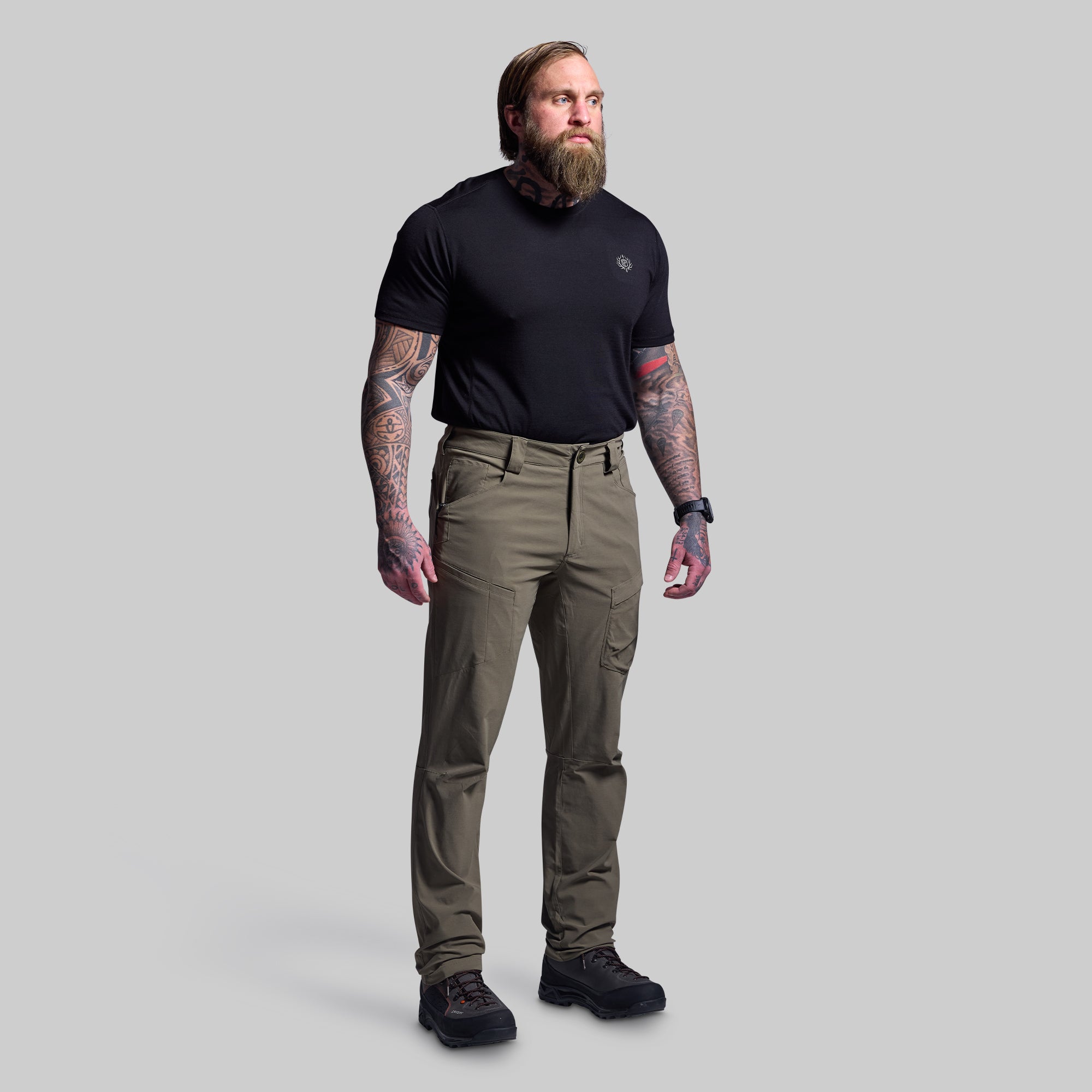 Men's Outdoor Tactical Pants - Durable OD Green Hiking & Work Pants for Camping, Hunting & Adventure Activities