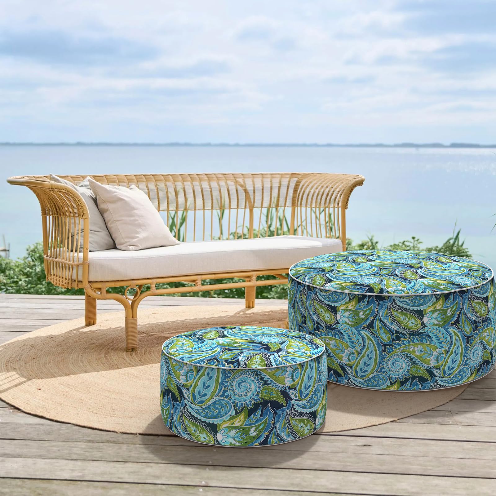 Inflatable Ottoman Stool - 31