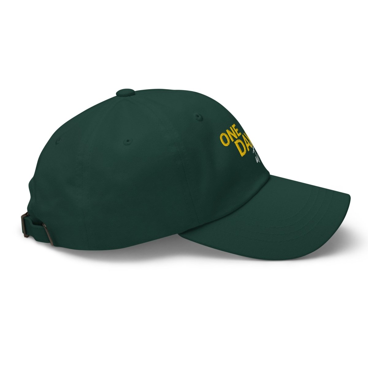 One Day At A Time Embroidered Dad Hat - Adjustable Cotton Baseball Cap for Men & Women - Perfect for Casual Wear, Outdoor Activities, and Daily Fashion