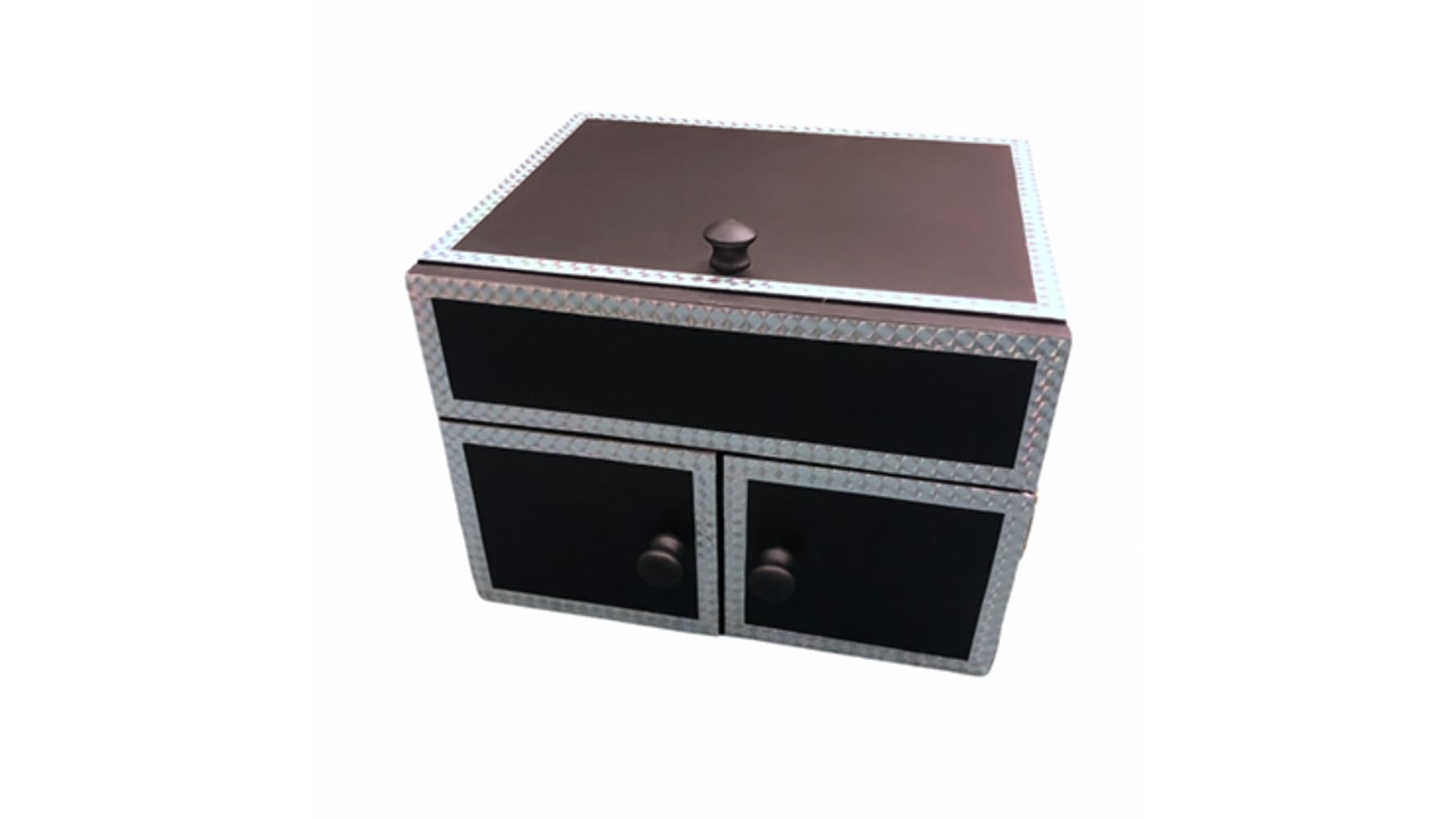 Murphy's Magic Supplies Drop Down Mirror Box - Small Black Magic Trick by Ickle Pickle | Perfect for Close-up Magic, Street Performances & Illusion Shows