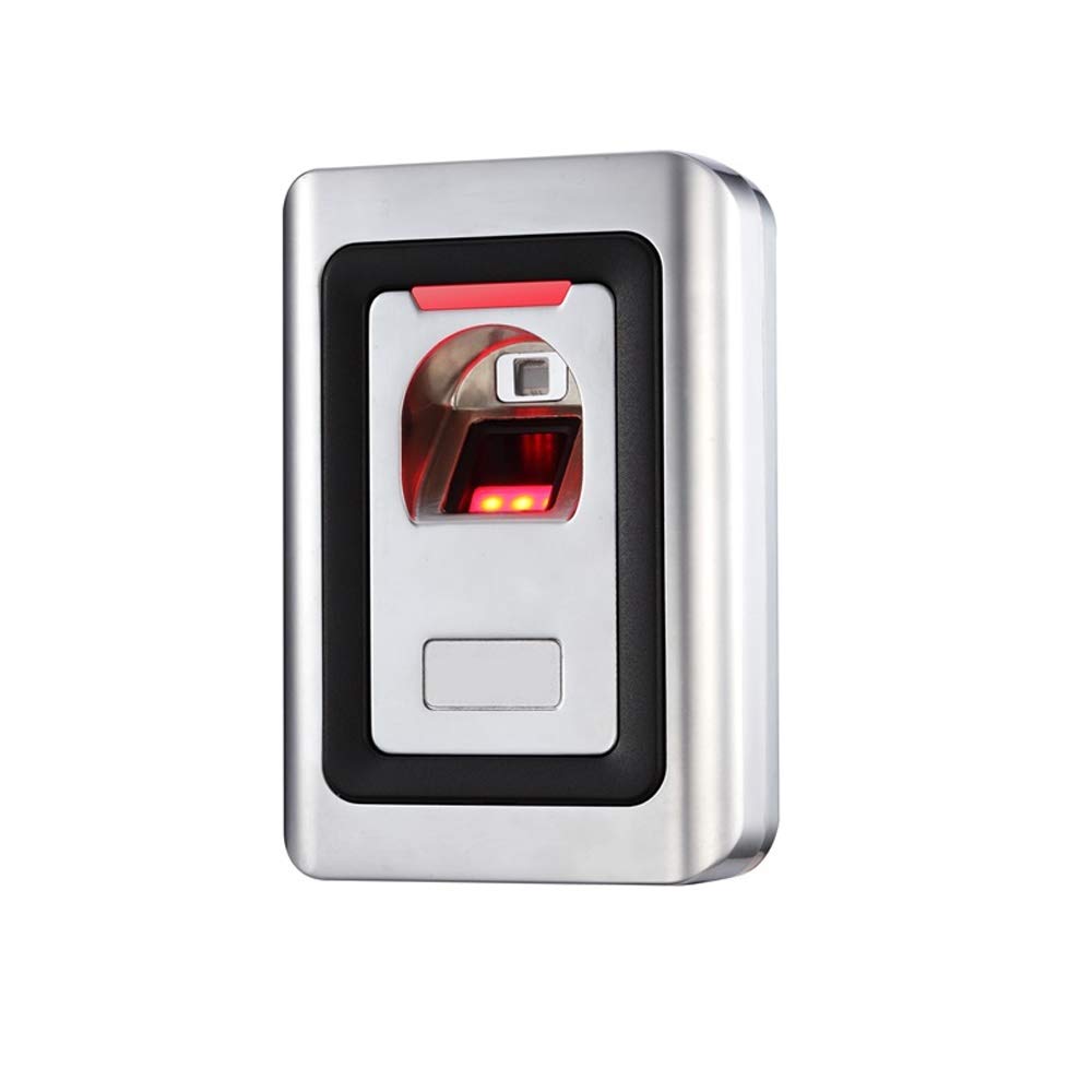 Time Machine Vandal-Proof RFID Fingerprint Time Attendance System - Metal Access Controller for Office & Company Security | Ideal for Employee Clock-In, Access Control, and Workplace Management