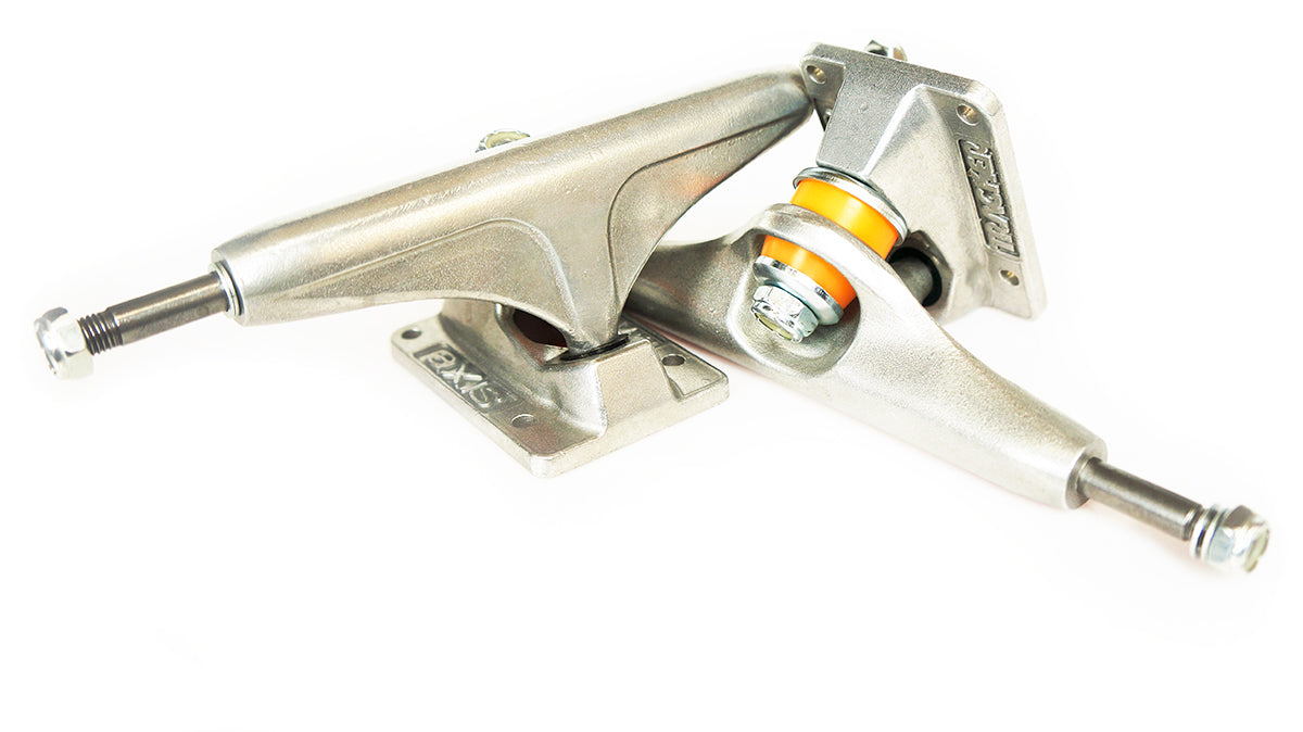 Tracker 161 AXIS Skateboard Trucks - Silver - High Performance Skateboard Parts for Street & Park Riding