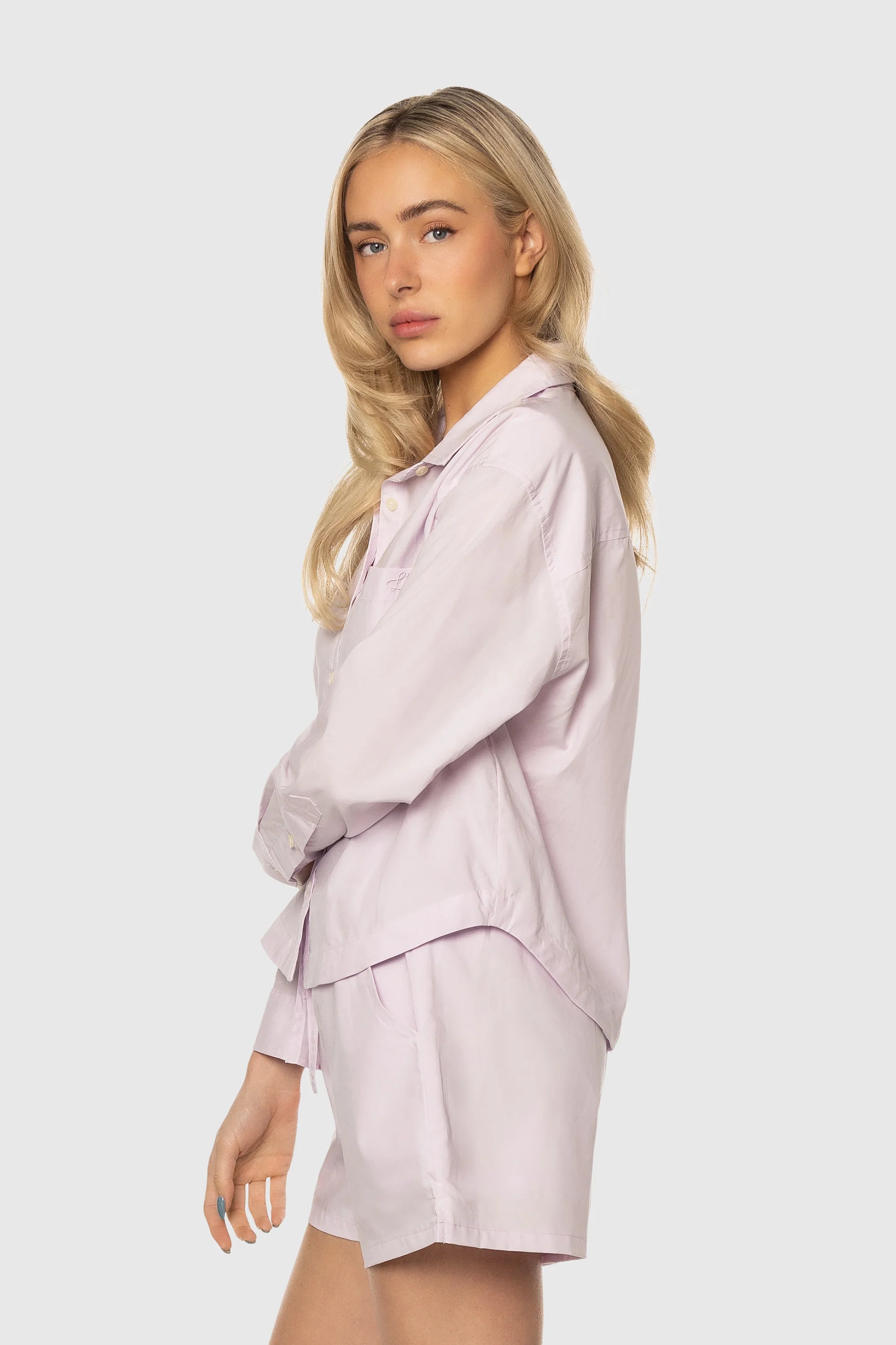 Blue Button-Up Shirt for Men & Women - Comfortable Daily Wear for Work, Casual & Outdoor Activities