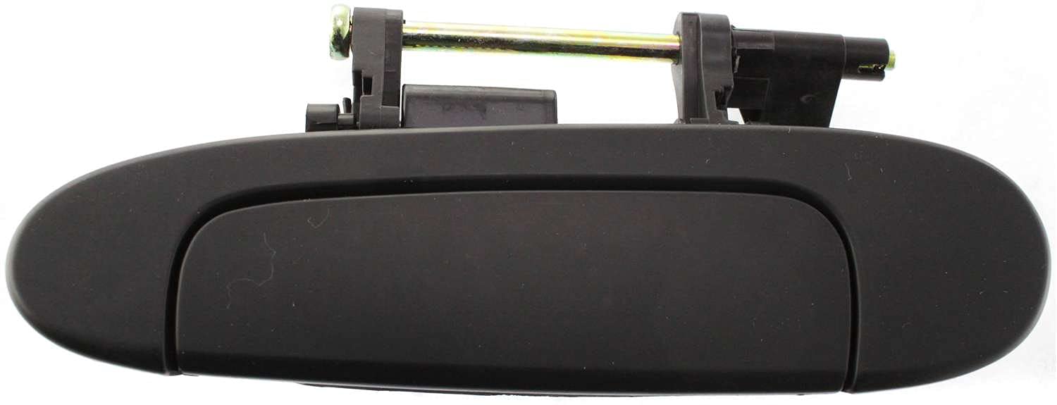 Garage-Pro Aftermarket Rear Exterior Door Handle Compatible with 2000-2005 Toyota Echo - Smooth Black Replacement Pair (Driver & Passenger Side) for Easy DIY Car Repair & Maintenance