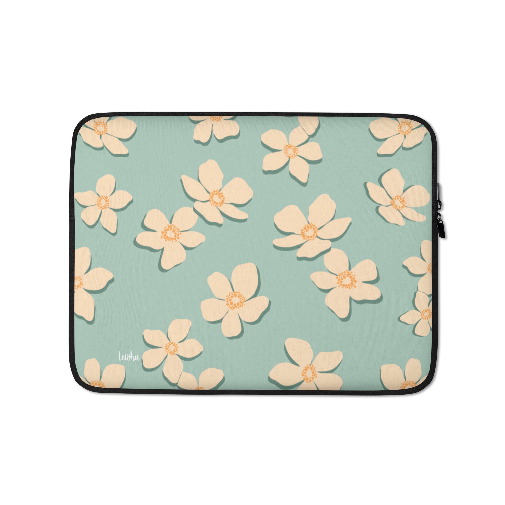 Vintage Pua Kala Floral Laptop Sleeve Case - 13 Inch MacBook Air/Pro Protective Cover - Perfect for Work, Travel & School Accessories