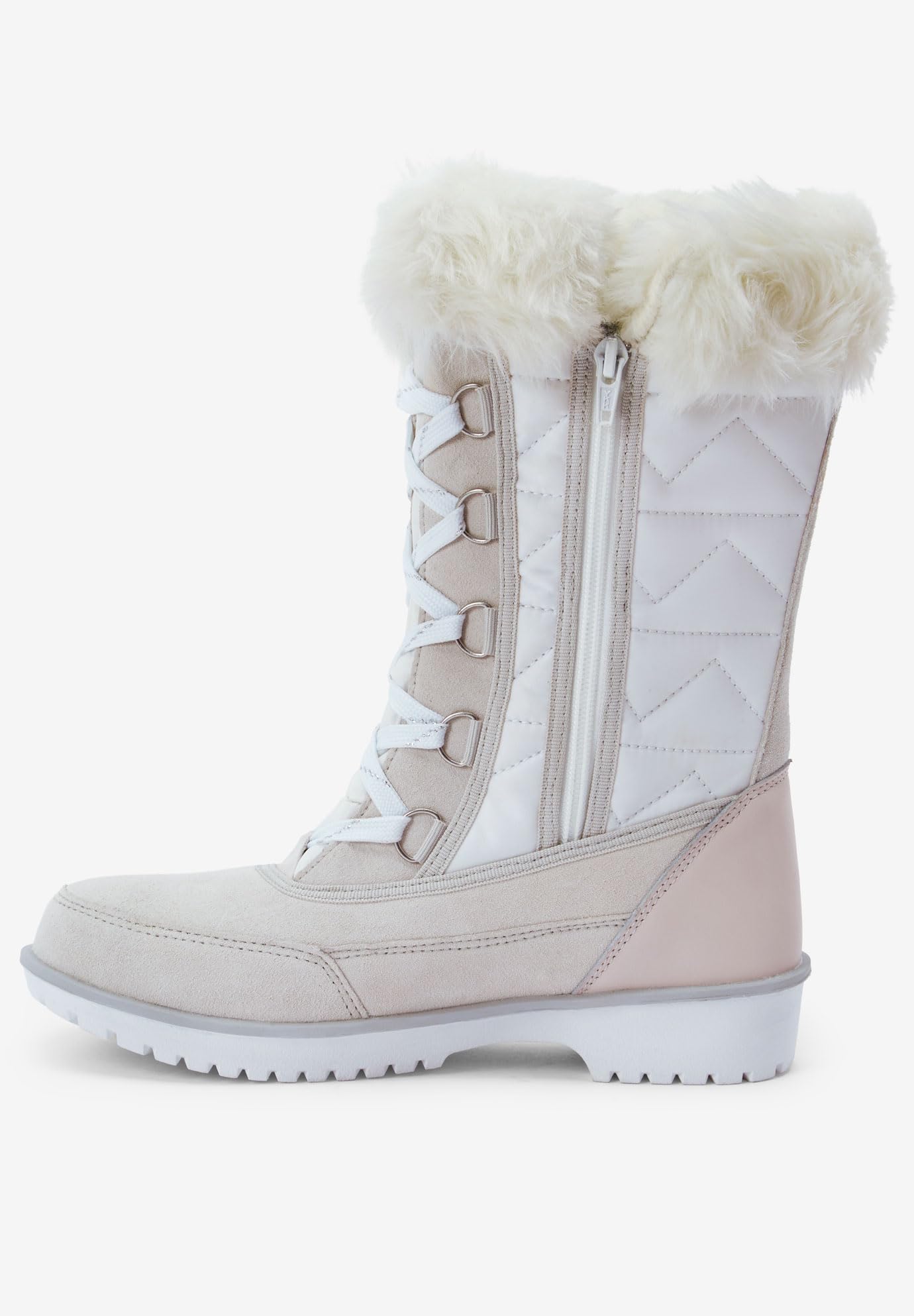 Comfortview Women's Wide Width The Eileen Waterproof Winter Boots - Slip Resistant & Warm for Snow, Rain & Outdoor Activities