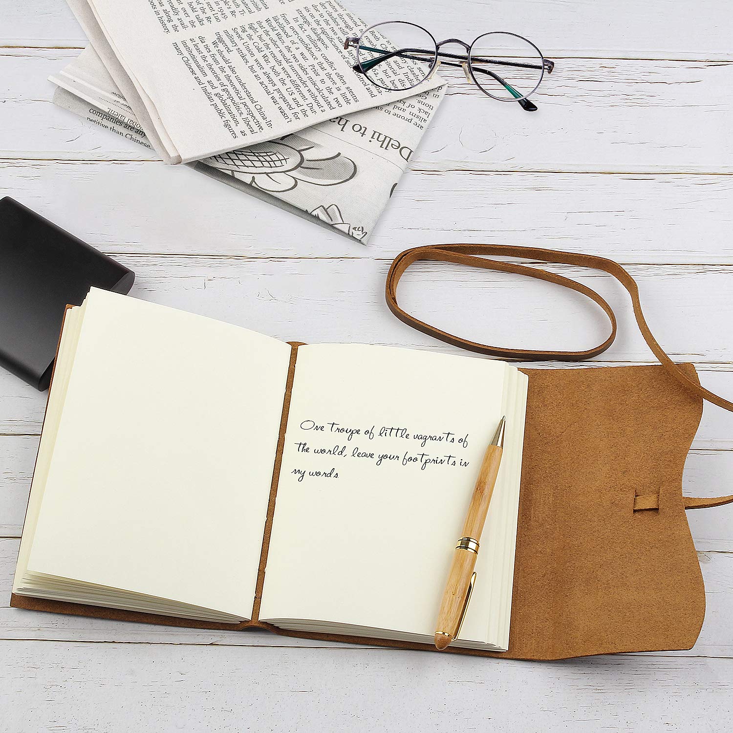 Personalized Leather Christian Journal - Engraved Bible Inscription Notebook, 5×7IN Sketchbook & Travel Diary, Monogrammed Gift for Men & Women - Perfect for Bible Study, Prayer Journaling & Thoughtful Gifts