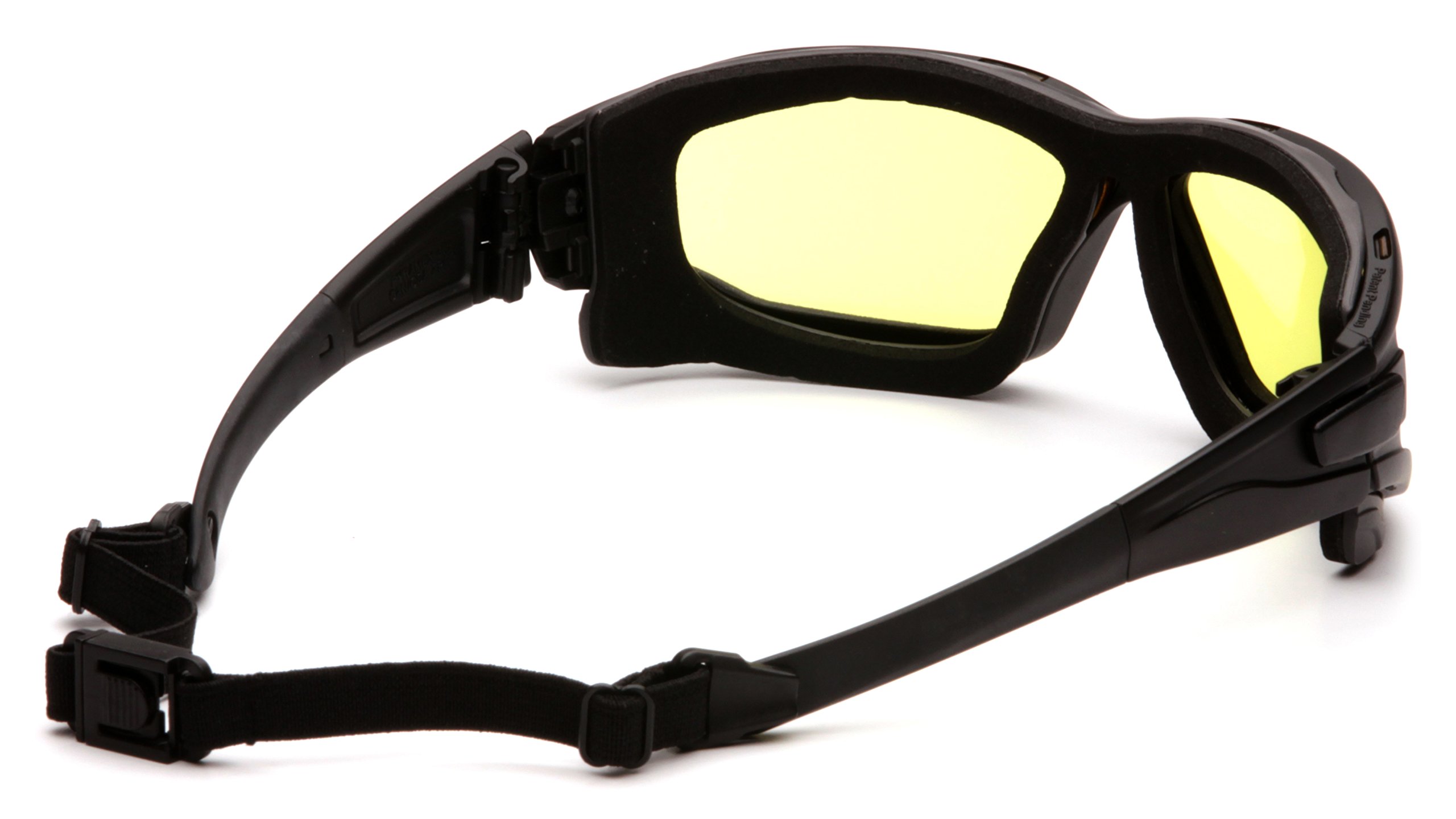 PYRAMEX I-Force Sporty Dual Pane Anti-Fog Safety Goggles - Black Frame with Clear Anti-Fog Lens for Cycling, Skiing, Motorcycling & Outdoor Sports
