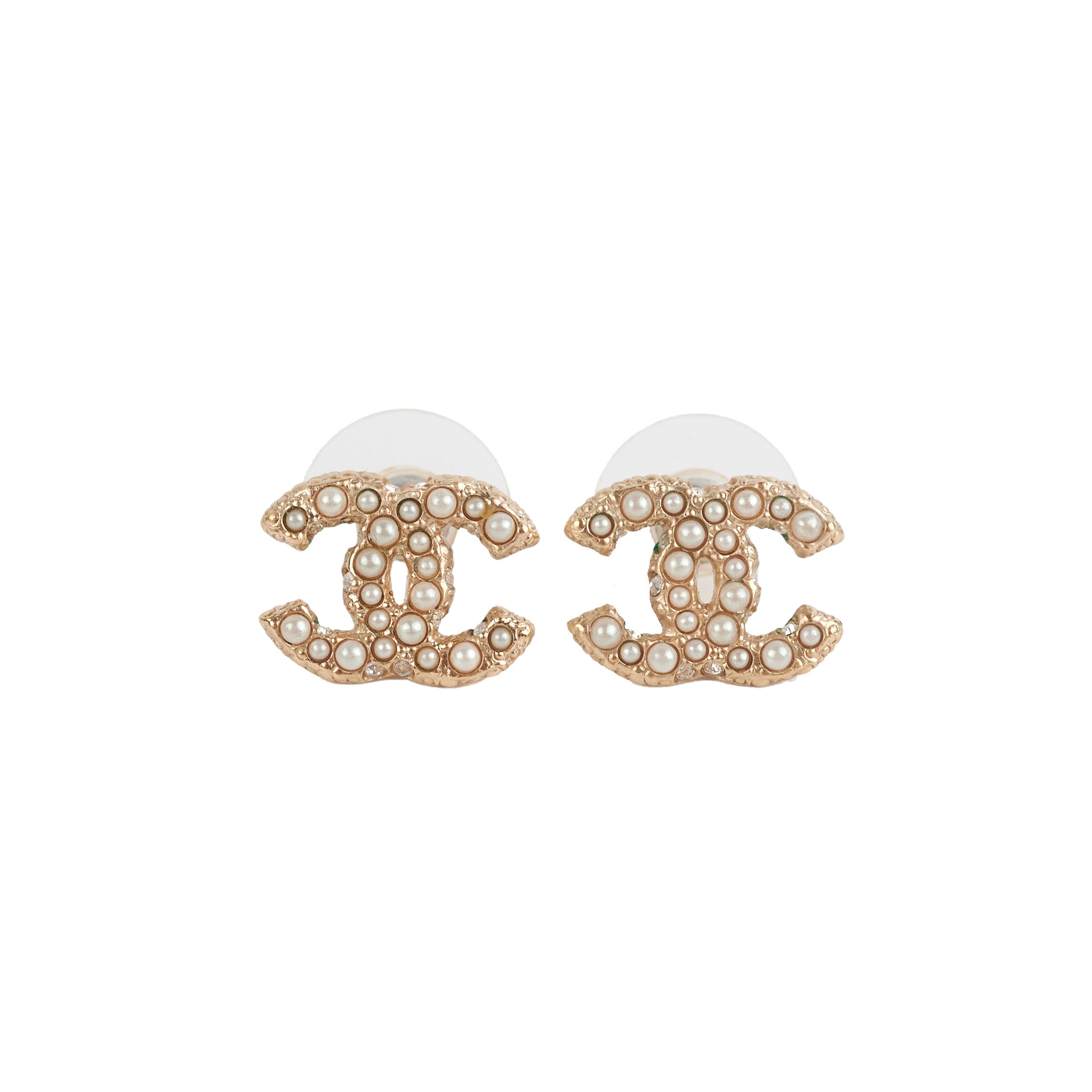 Chanel CC Logo Pearl Earrings for Women - Luxury Fashion Jewelry Gift for Party, Wedding & Special Occasions