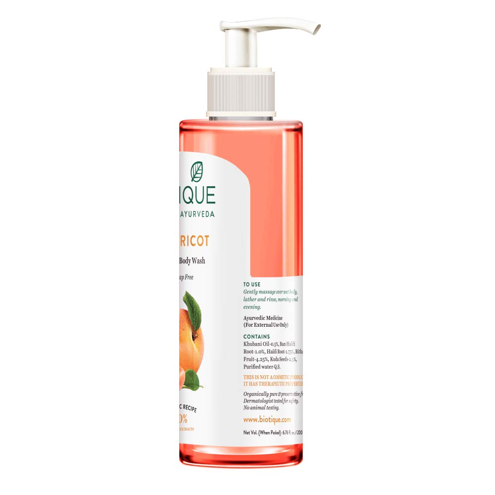 Biotique Bio Papaya & Apricot Face & Body Wash Set - For Flawless Skin - 150ml & 200ml - Perfect for Daily Skincare Routine