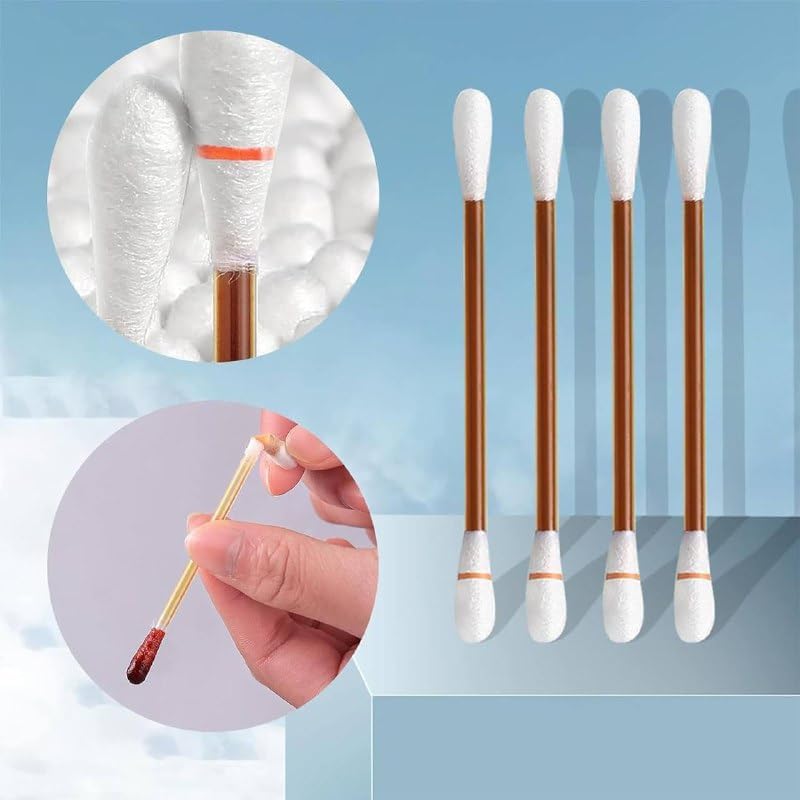 AASTIK SALES 50 PCS Disposable Iodine Swab Sticks - Medical Grade Sterilized Cotton Swabs for Wound Cleaning & Disinfection - First Aid Kit Essential for Outdoor, Camping, Hiking & Emergency Care