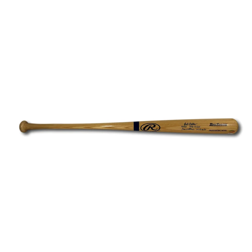 Bob Feller Autographed Rawlings Baseball Bat - Hand Signed with COA - Cleveland Indians Memorabilia - Perfect for Sports Collectors, Man Cave Decor, and Gift for Baseball Fans