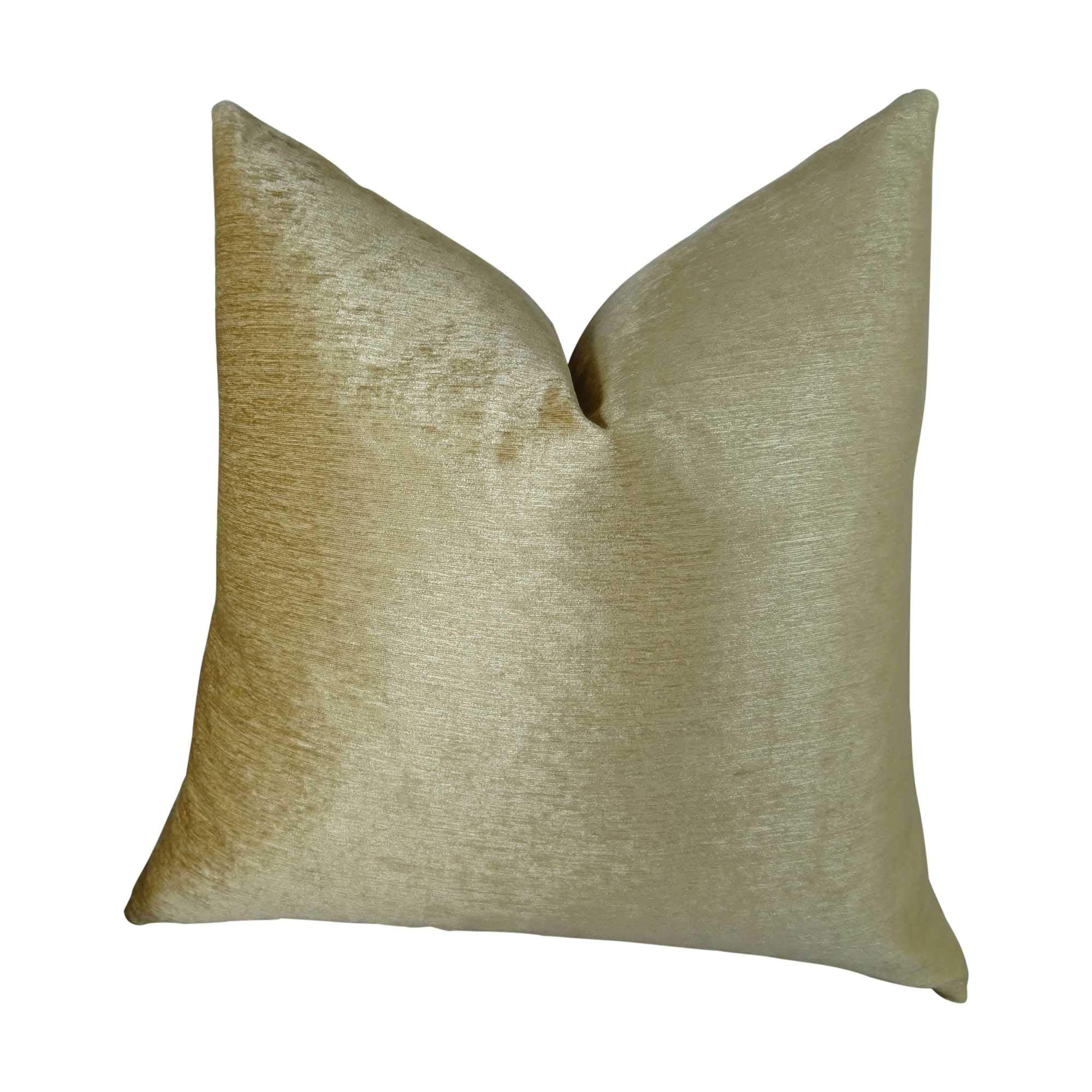 Plutus Clonamore 18x18 Inch Handmade Throw Pillow - Blue & Brown Bohemian Decorative Cushion for Sofa, Bed & Living Room