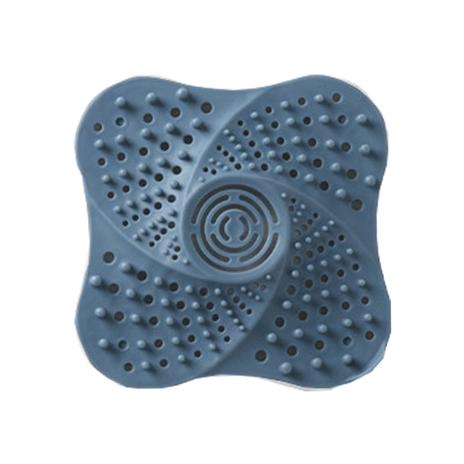 DIGUCFH Anti-Clog Shower Drain Cover - Hair Catcher Stopper for Bathroom & Kitchen Sinks - Blue Drain Strainer Filter - Prevents Blockages in Showers, Tubs, and Floor Drains - Essential Bathroom & Kitchen Accessory