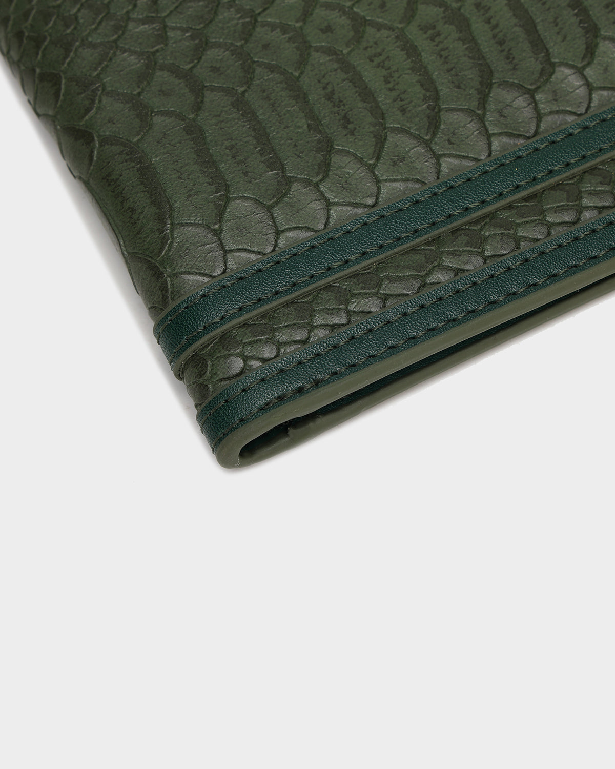 Apollo 1 Slim RFID Blocking Leather Wallet in Olive Green - Perfect for Everyday Carry, Travel & Minimalist Lifestyle