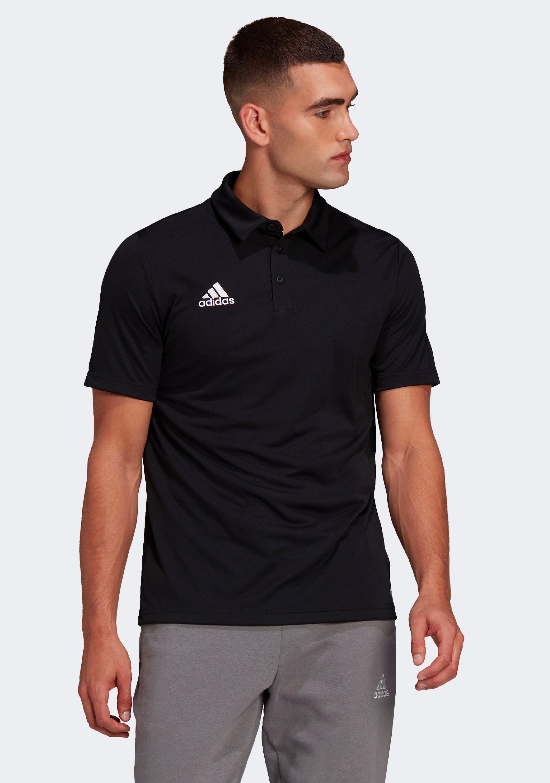 Adidas Men's Entrada 22 Performance Polo Shirt - Moisture-Wicking & Breathable for Golf, Tennis & Casual Wear