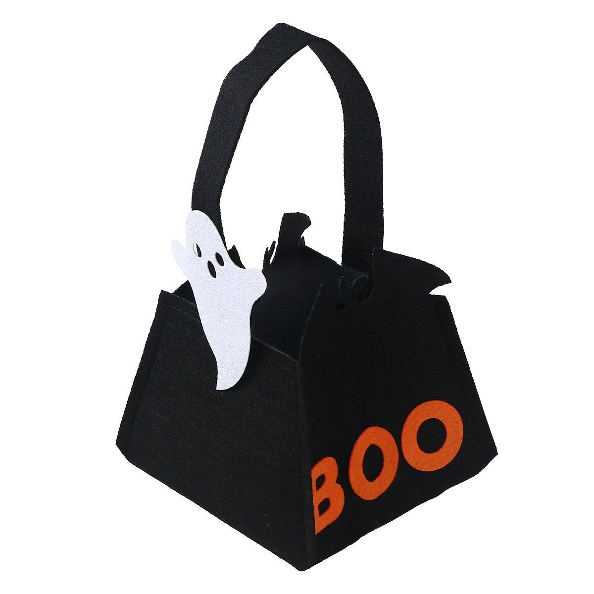 Halloween Party Favor Bags - 50 Pack Non-Woven Candy Treat Bags for Kids, Halloween Decorations & Goodie Bags for Trick or Treat, School Parties & Classroom Events