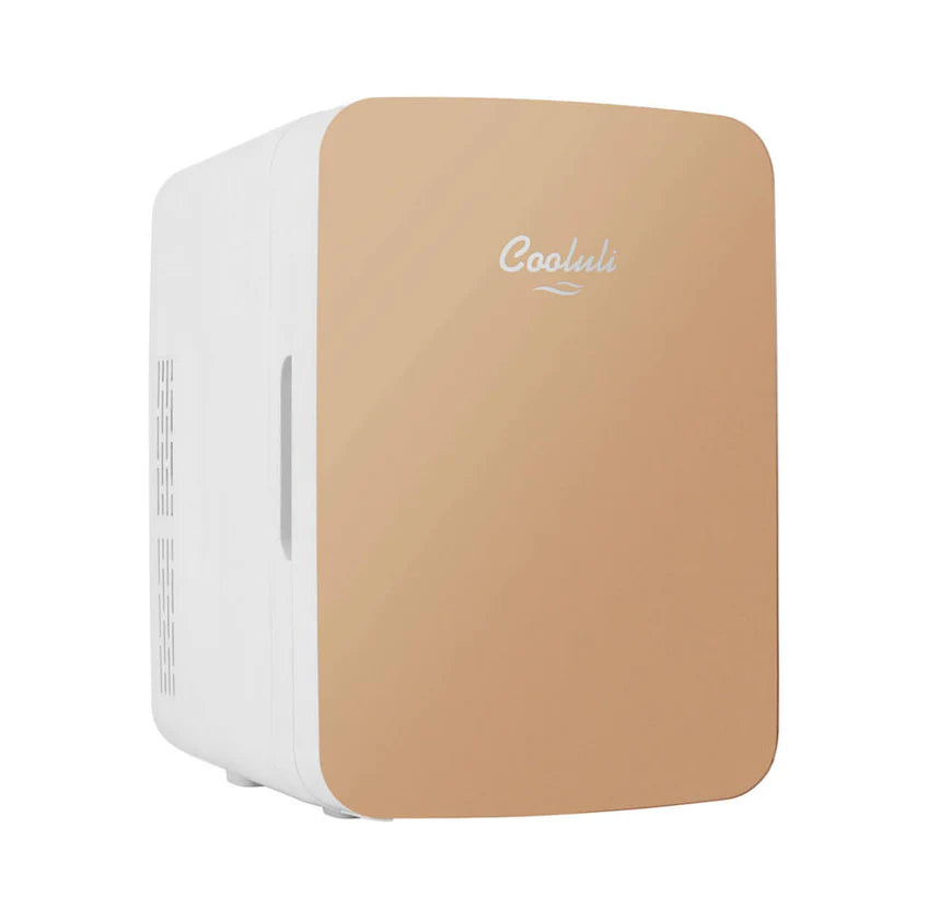 Cooluli Infinity 10L Mini Cosmetic Fridge - Portable Skincare Fridge for Makeup, Perfume & Beauty Products - Perfect for Bedroom, Office & Travel Use