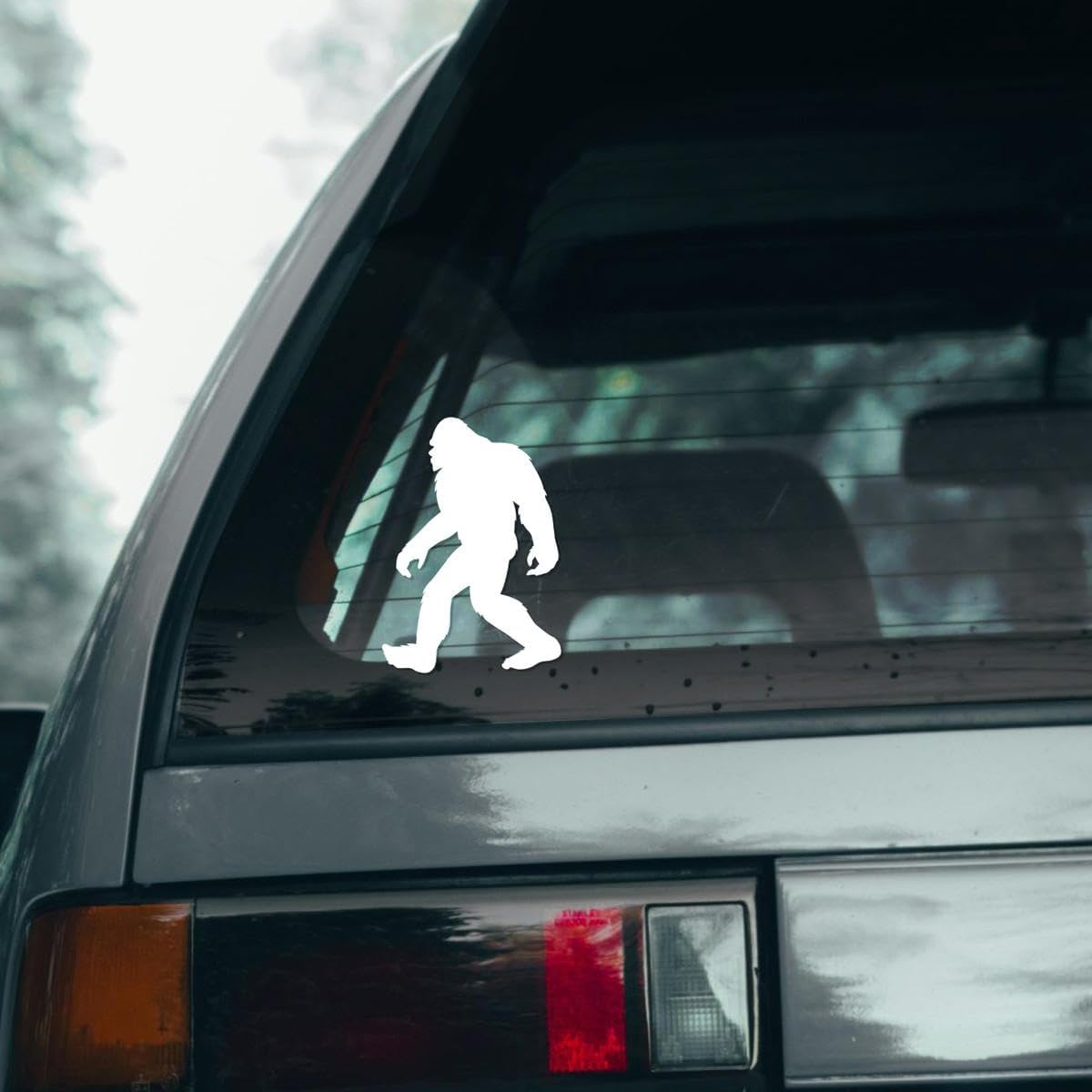 Bigfoot Sasquatch Decal Sticker - 3 x 2.1 Inch Weatherproof Vinyl for Cars, Trucks, Laptops, Windows - Durable Outdoor & Indoor Decoration for Garage, Office, Dorm Room