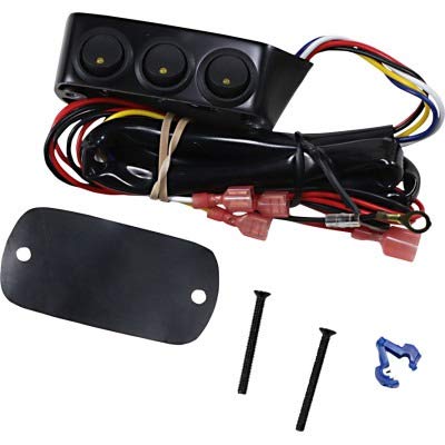 Motorcycle Brake Side LED Switch Block - High Visibility Turn Signal Control for Safe Night Riding - Perfect for Harley, Honda, Yamaha & More