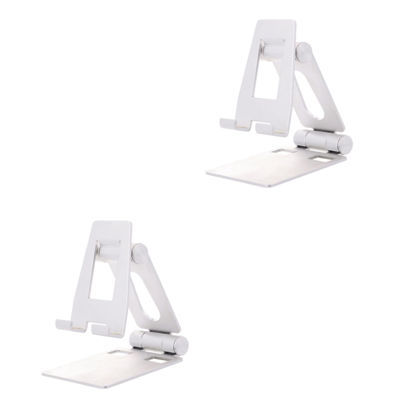 Mikikit 2 Pack Flexible Tablet Stand & Phone Holder - Foldable Desktop Mount for iPad, Smartphones - Perfect for Home Office, Kitchen, Bedroom & Travel Use