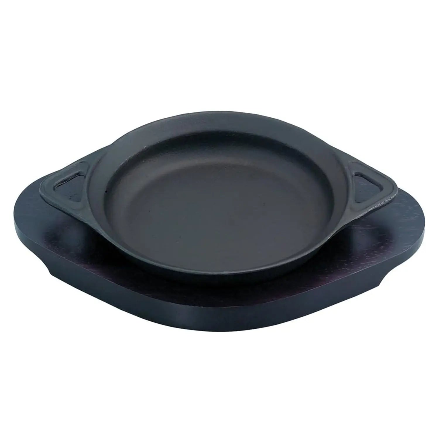 Premium Ikenaga Cast Iron Waraku Sizzler Platter - Japanese Teppanyaki Grill Plate for Steak, Seafood & Vegetables - Perfect for Home Cooking & Restaurant-Style Dining