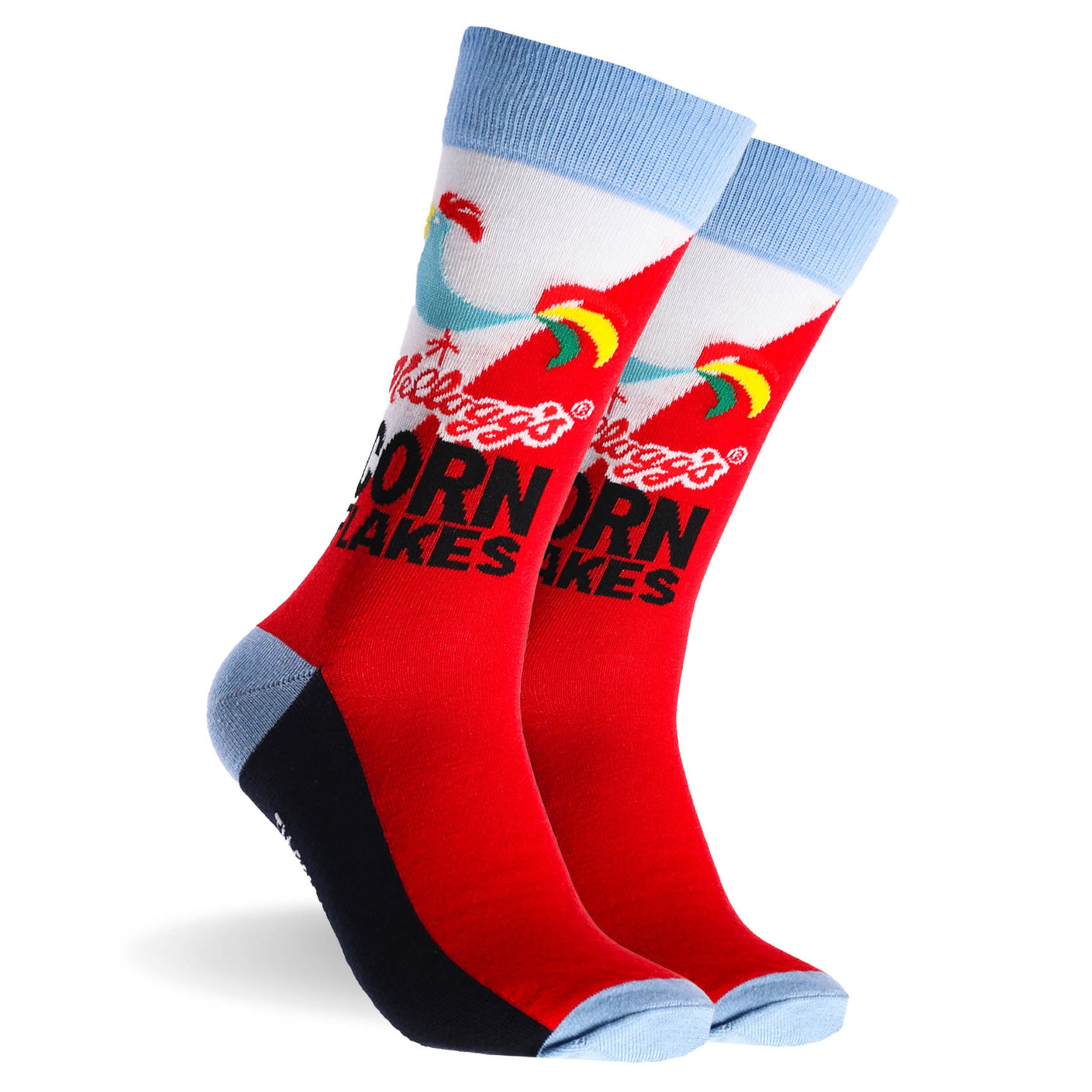 Men's Kellogg's Cotton Crew Socks 3-Pack - Soft Breathable Everyday Socks for Work, Gym & Casual Wear