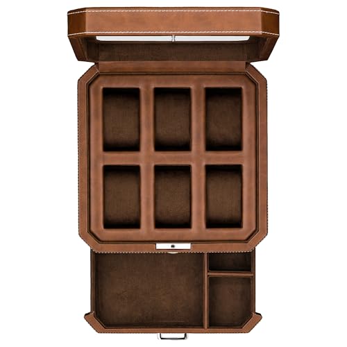 6 Slot - Tan/Brown