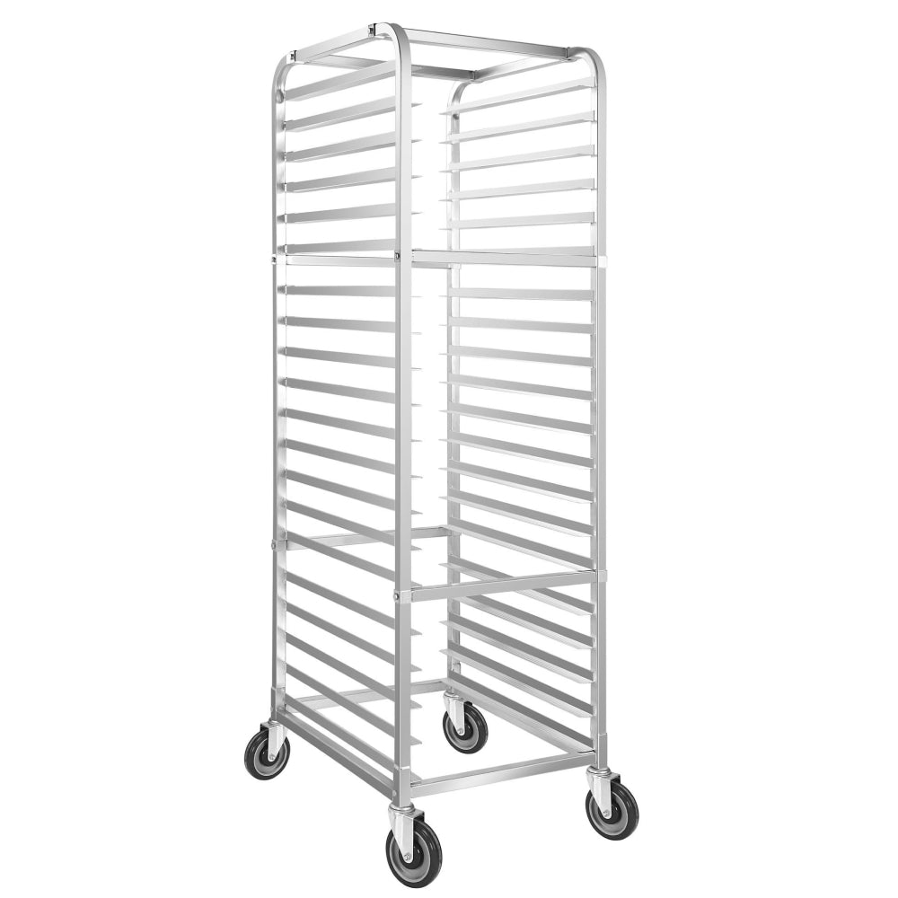 Atosa MPRA 20-Tier Commercial Aluminum Sheet Pan Rack with Wheels - Heavy Duty Bun Tray Organizer for Bakeries, Restaurants & Food Service