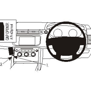 ClicOn No Holes Angled Dash Mount for Land Rover Range Rover Sport (2014-2022) - Secure Phone Holder for Off-Road Adventures & Daily Commutes