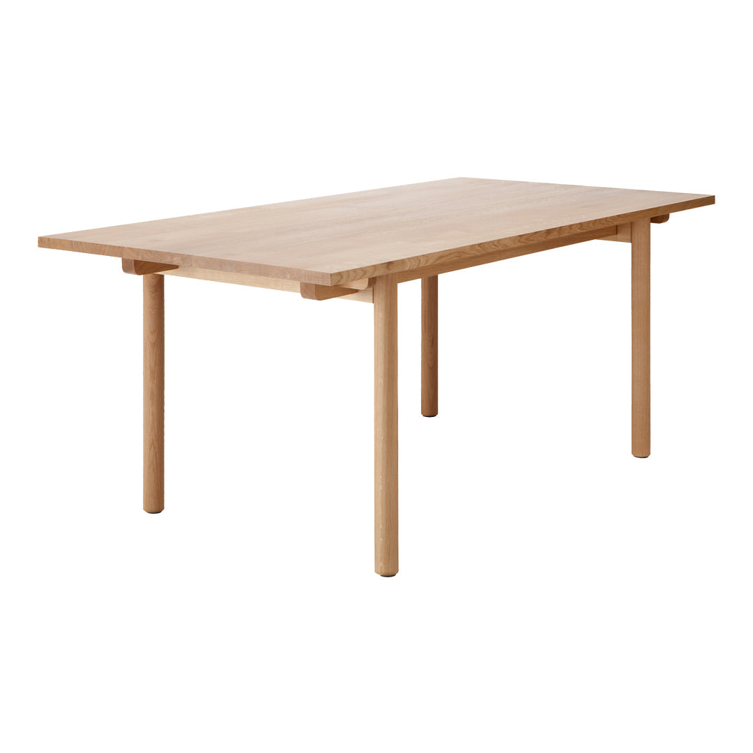 Modern Rectangle Dining Table - Solid Wood Kitchen Table for Small Spaces | Perfect for Apartments, Breakfast Nooks & Cozy Dining Areas