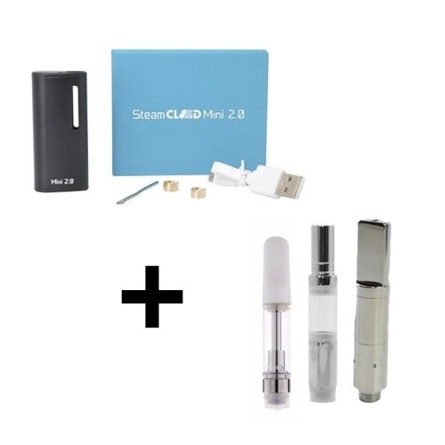 SteamCloud Mini 2.0 Portable Dry Herb Vaporizer - Compact & Discreet for On-The-Go Use | Perfect for Travel, Hiking & Outdoor Activities