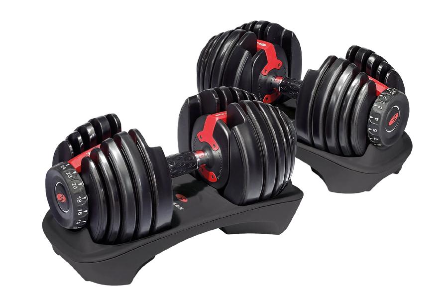 Bowflex SelectTech 2-in-1 Adjustable Dumbbell Stand - Heavy Duty Weight Rack for Home Gym & Strength Training - Perfect for Compact Workout Spaces