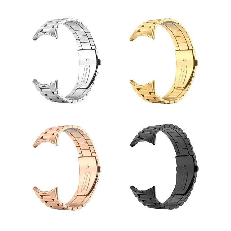 Premium Stainless Steel Watch Band Compatible with Google Pixel Watch 3 41mm/Pixel Watch 2 - Durable Metal Replacement Strap with Secure Buckle for Men & Women | Perfect for Work, Gym & Everyday Wear