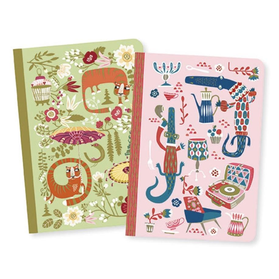 Asa Set of 2 Mini Notebooks - Pocket Sized Memo Pads for Journaling, Note Taking & Gift Giving - Perfect for Students, Office & Travel Use