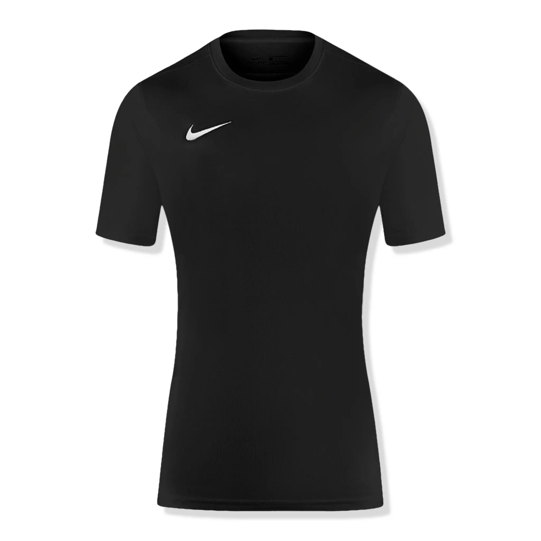 Nike Dri-FIT Park VII Short Sleeve T-Shirt for Men - Moisture-Wicking Athletic Shirt in Black/White - Perfect for Running, Gym Workouts & Casual Wear