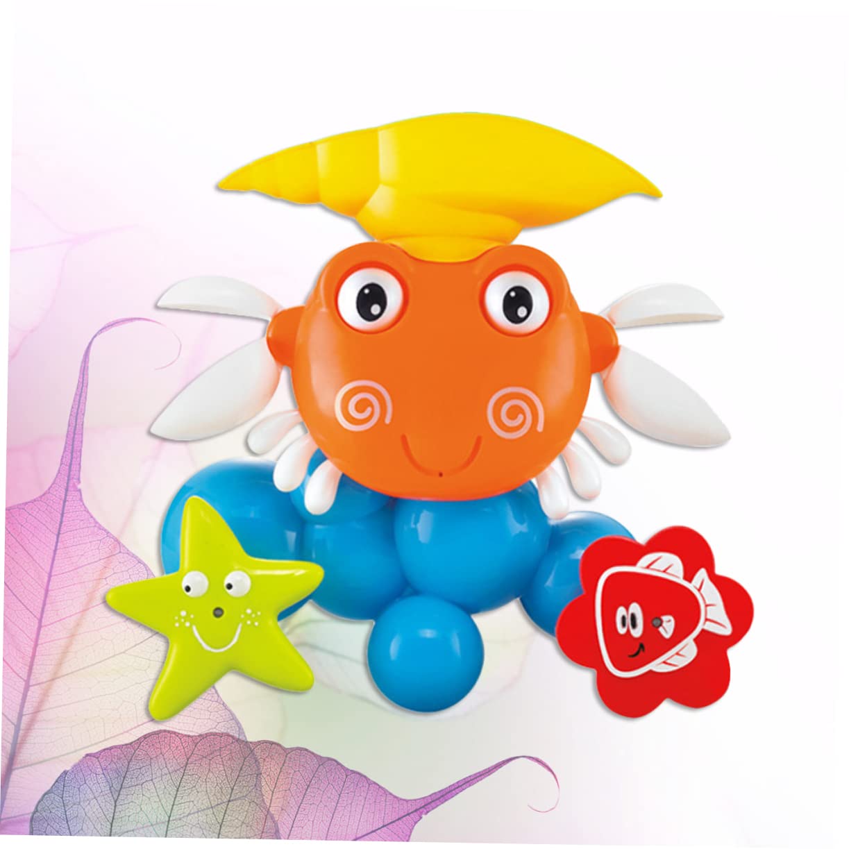 DRESSOOS Crab Bath Toys for Babies & Toddlers - Fun Animal Bathtub Toys for Sensory Play & Water Learning - Perfect for Bathtime, Pool Play & Early Childhood Development
