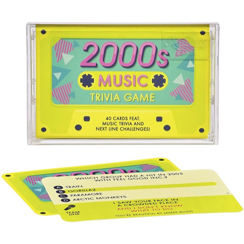 2000s Music Trivia Game - Fun Pop Culture Quiz for Parties & Nostalgic Music Lovers | Perfect for Game Nights, Road Trips & Music Themed Events