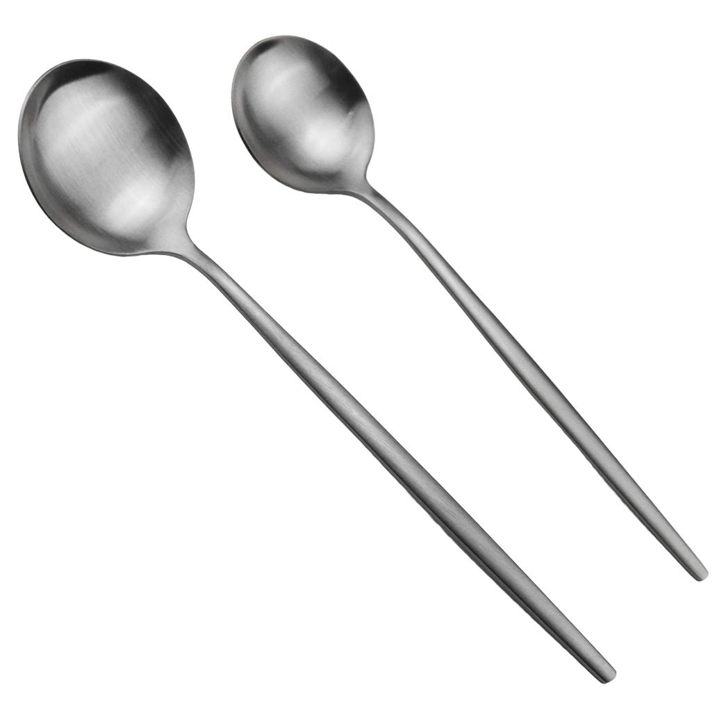 30-Piece Titanium Silver Plated 304 Stainless Steel Flatware Set - Satin Finish Silverware with Dinner Knife, Fork & Spoon - Elegant Cutlery Set for 6 - Perfect for Dining, Gifts & Special Occasions
