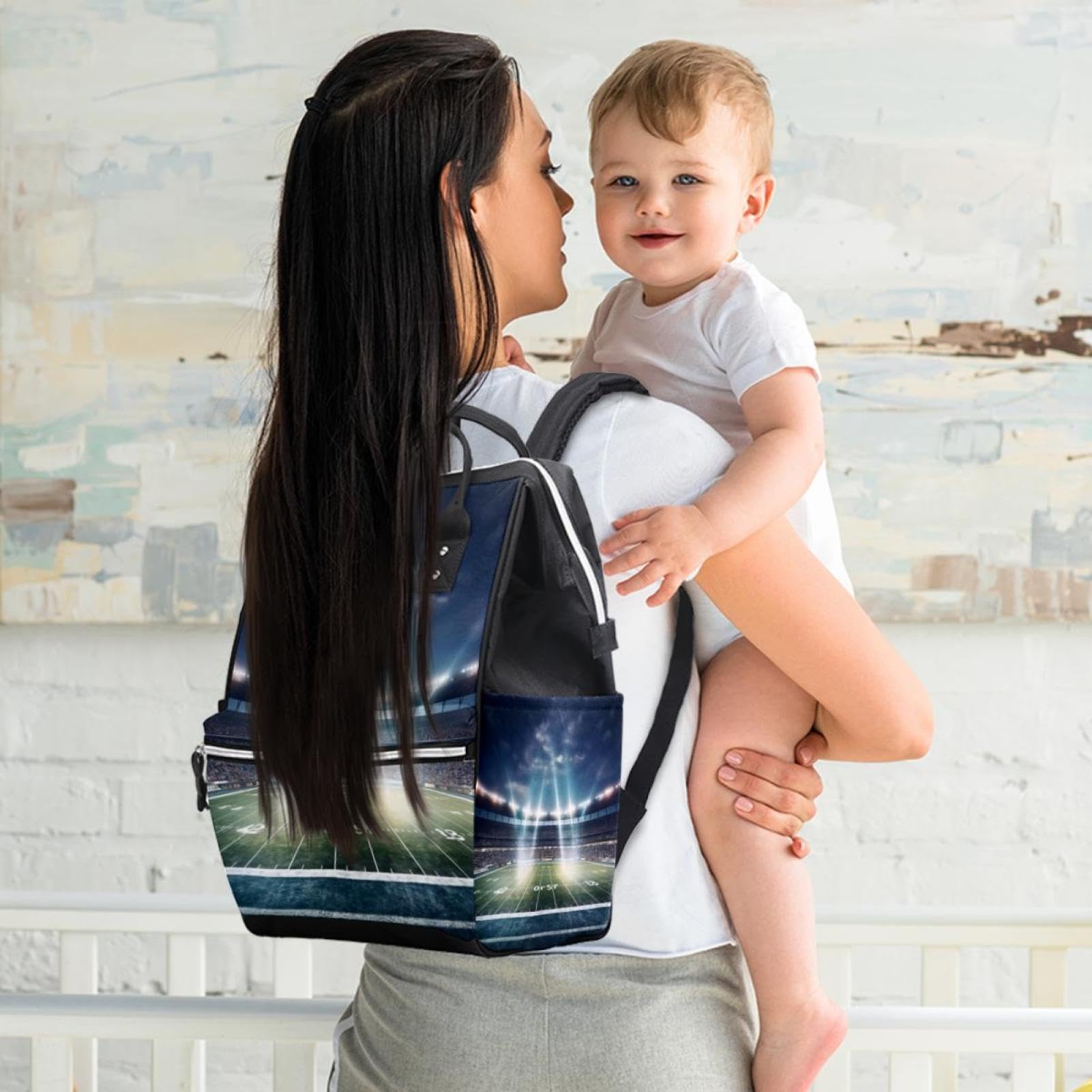 Men's & Women's Travel Backpack - Durable & Stylish for American Football & Soccer Stadiums - Perfect for Travel, Sports & Outdoor Adventures