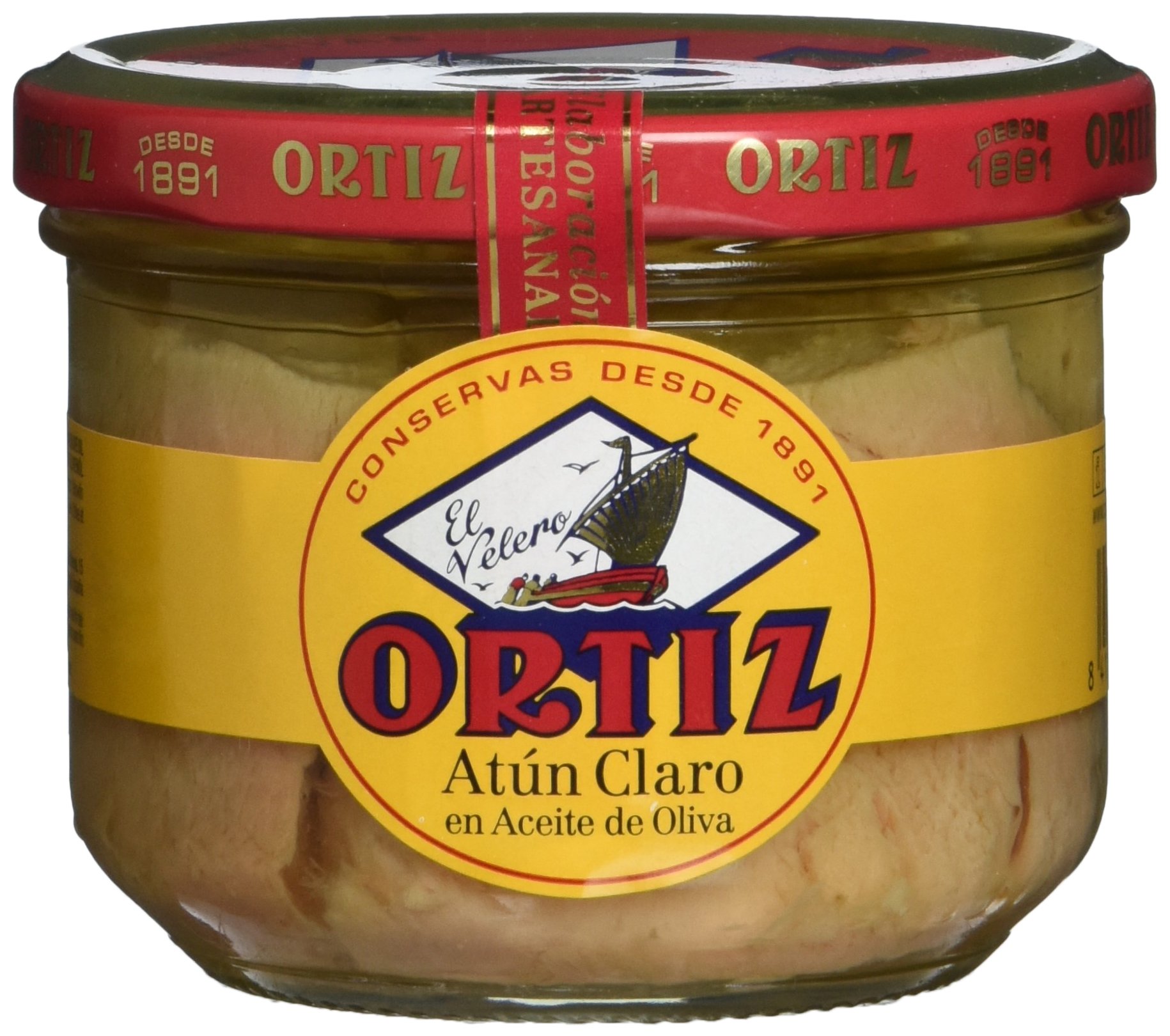 Premium Ortiz Yellowfin Tuna in Olive Oil - 220g Can (7.76 oz) | Wild Caught, High Protein, Keto & Paleo Friendly | Perfect for Salads, Sandwiches & Mediterranean Recipes