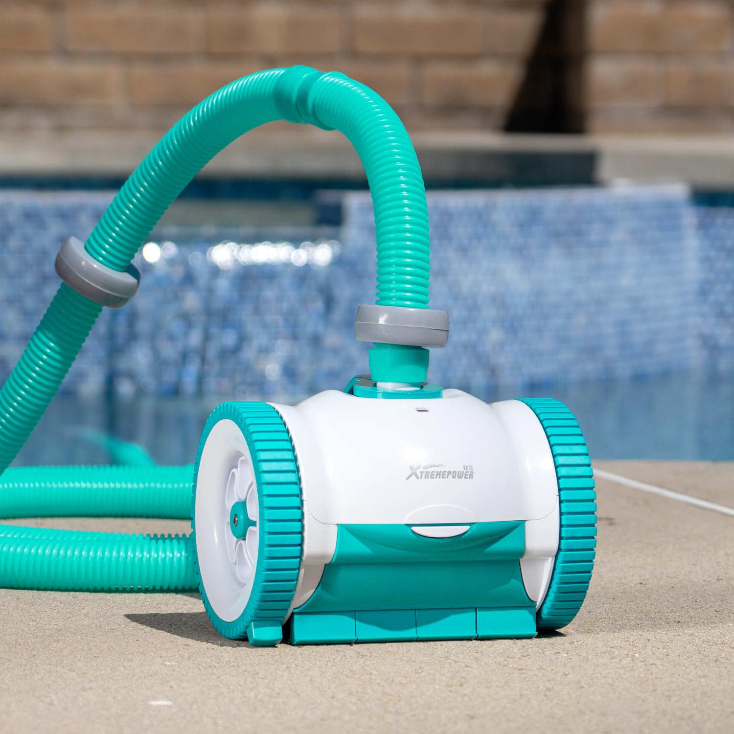 XtremepowerUS Automatic Suction-Side Pool Vacuum Cleaner with 39ft Hose - Ideal for In-Ground Pools up to 16x24ft | Efficient Debris Removal for Leaves, Dirt & Sand | Perfect for Backyard, Residential & Commercial Swimming Pool Maintenance