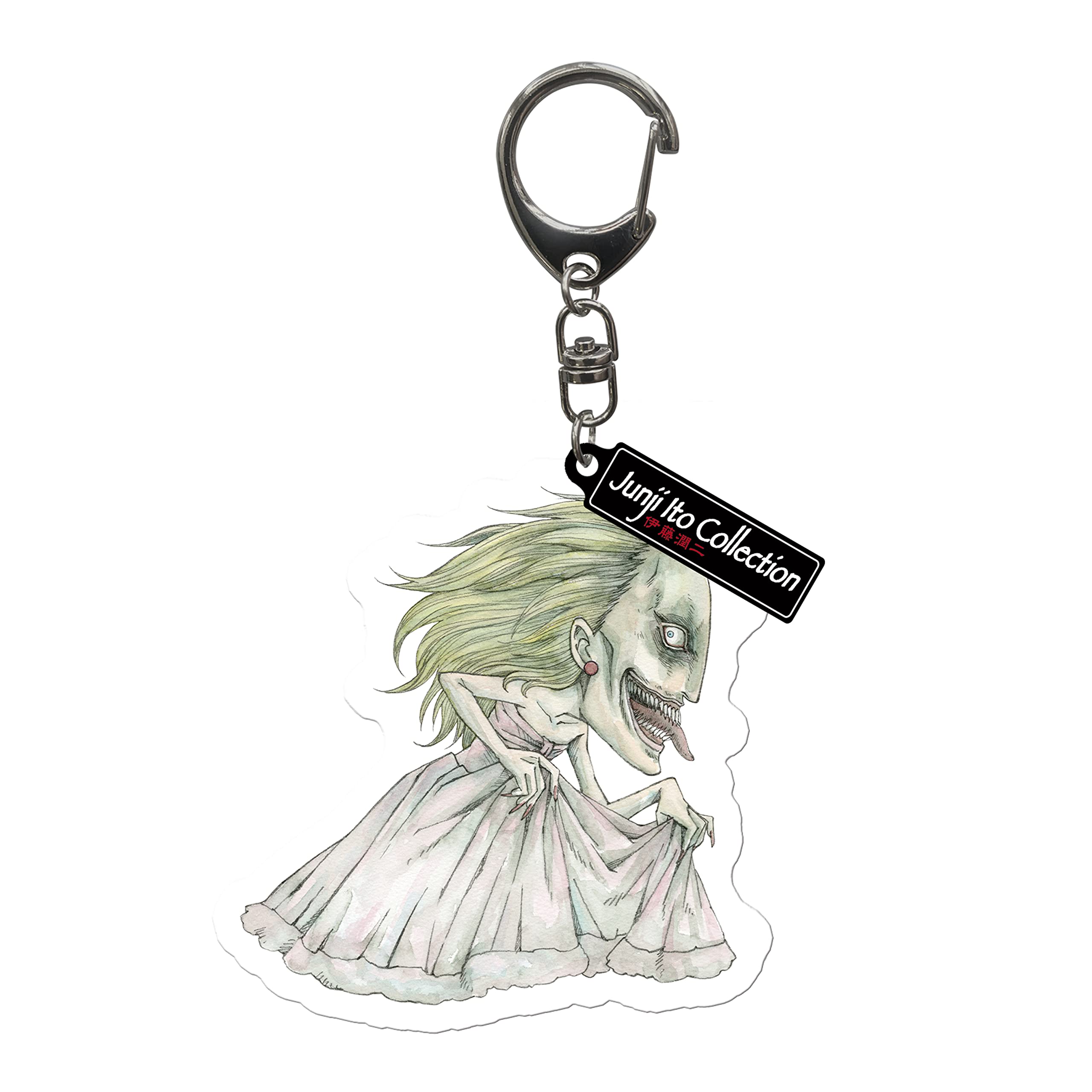 Junji Ito Acrylic Keychains - Horror Manga Art Collectibles for Bags, Keys, and Gifts